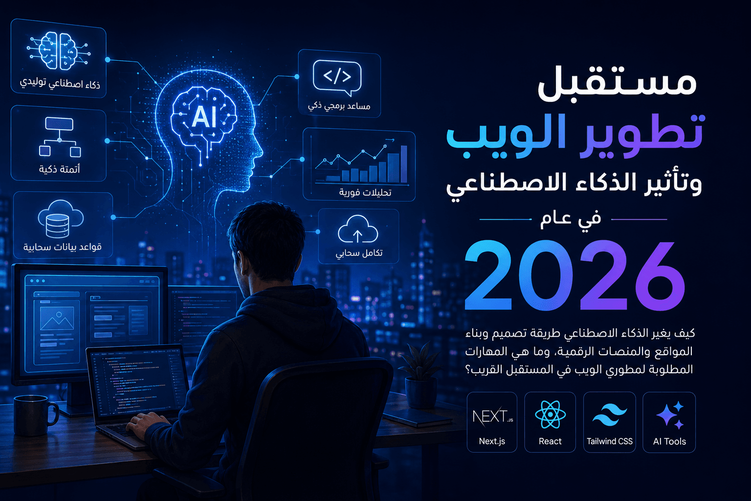 مستقبل تطوير الويب وتأثير الذكاء الاصطناعي في عام 2026